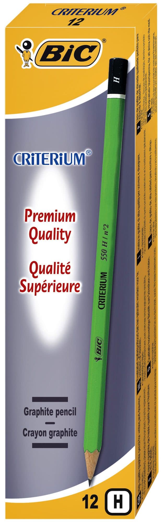 Potlood Bic Criterium 550 zeshoekig H 2