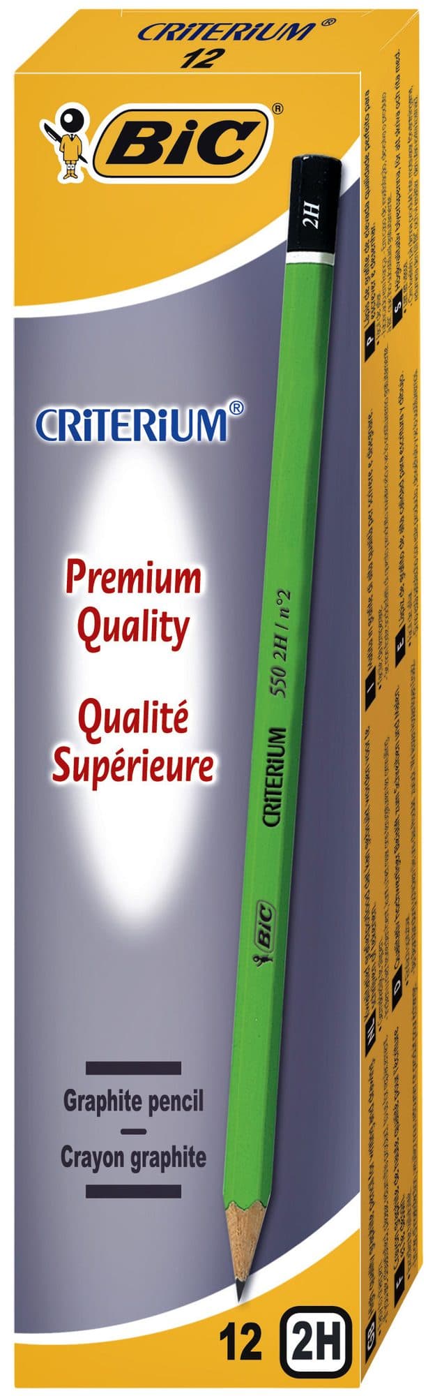 Potlood Bic Criterium 550 zeshoekig 2H 2