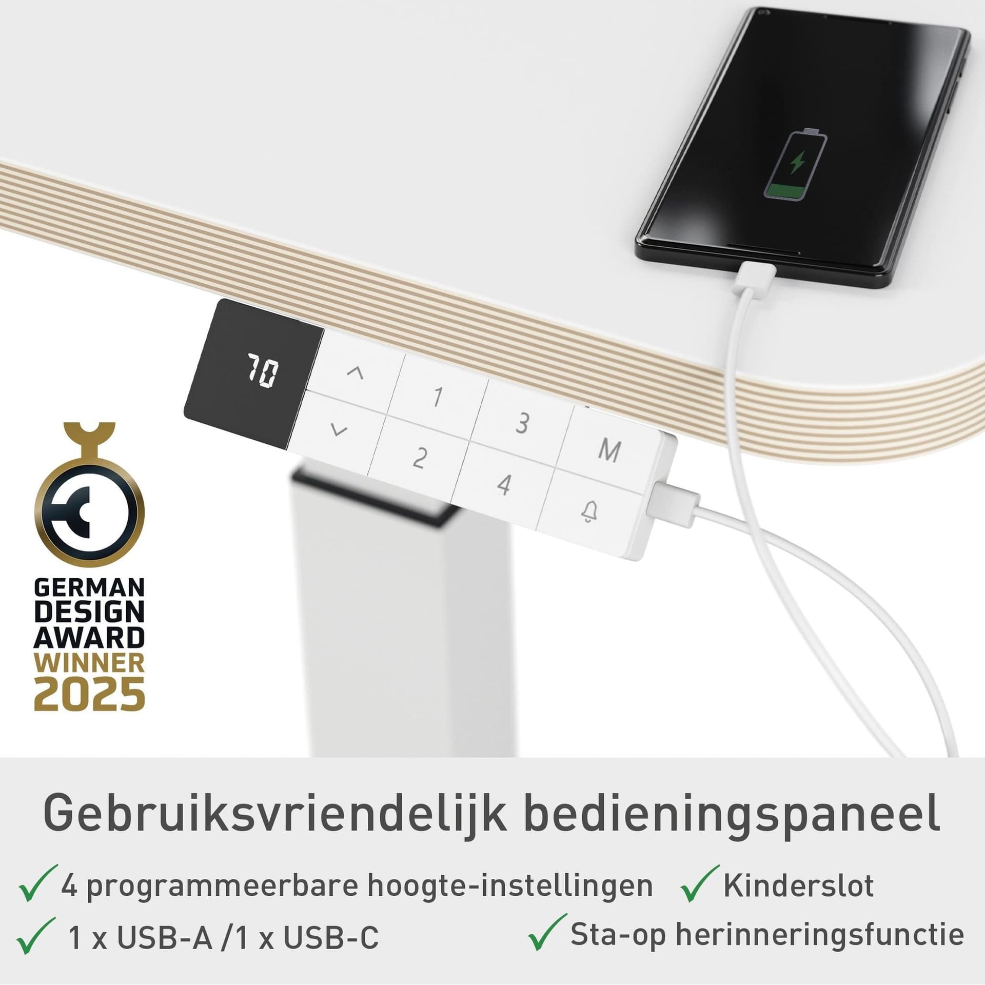 Zit-sta bureau Leitz Ergo elektrisch compact 4