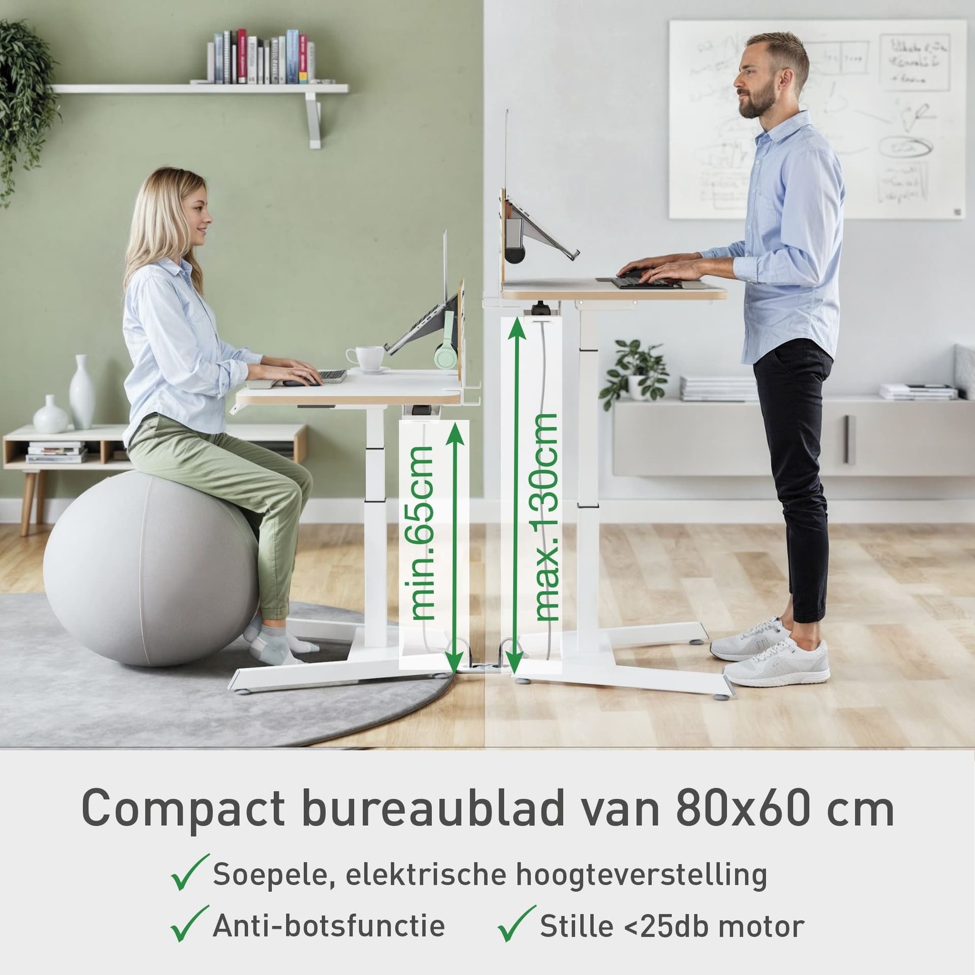 Zit-sta bureau Leitz Ergo elektrisch compact 6