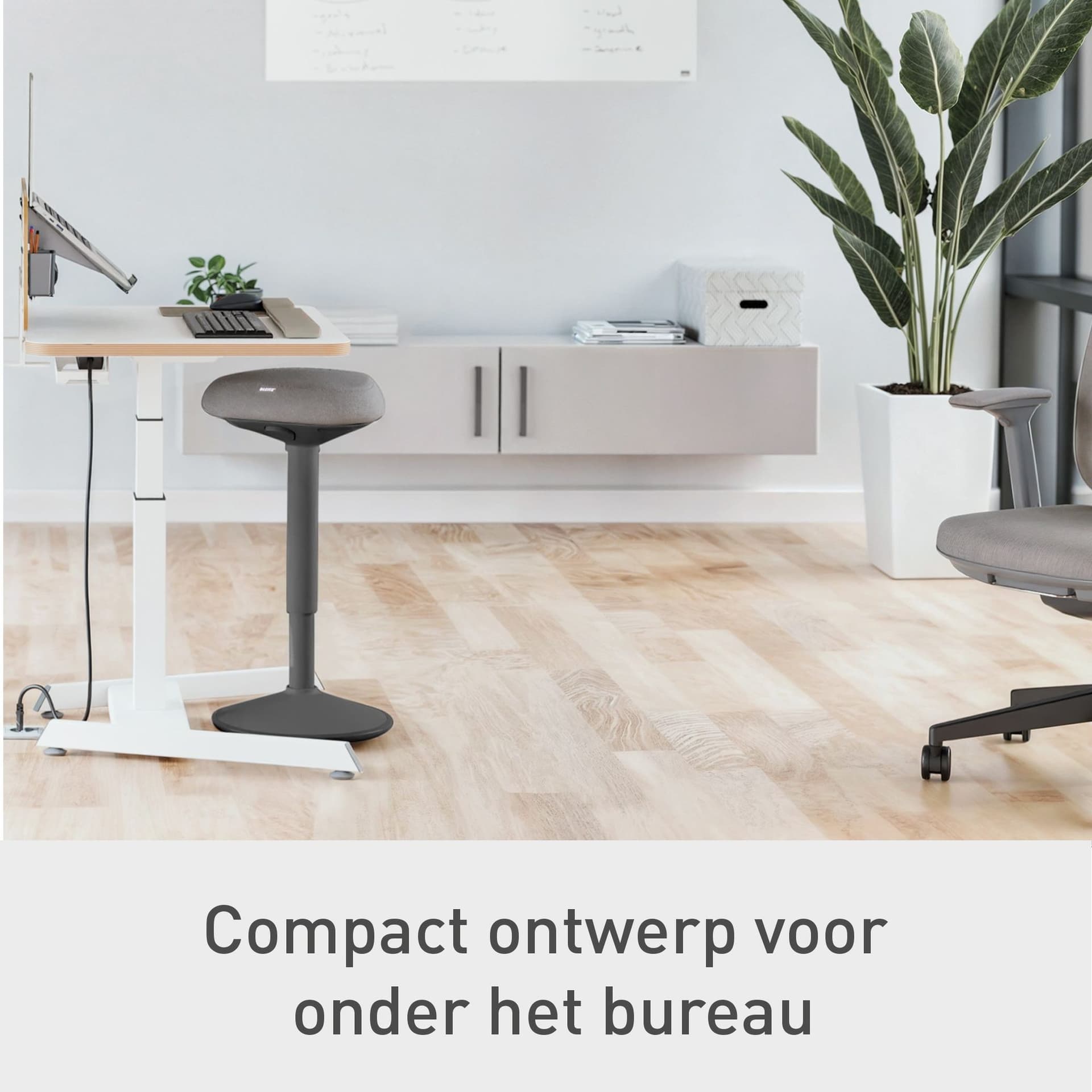 Actieve zit-stakruk Leitz Ergo met gasveer 57-82cm zwart 7