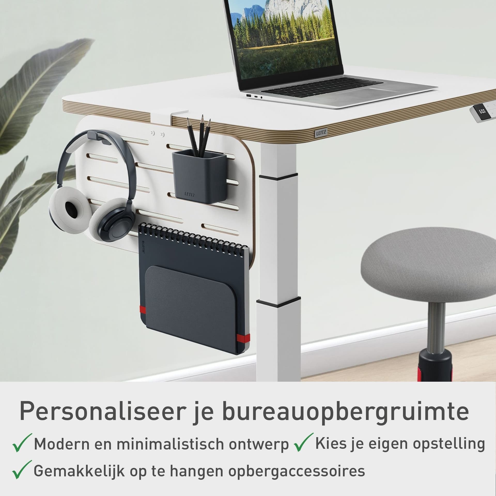 Bureau ophangbord Leitz Ergo klein 4