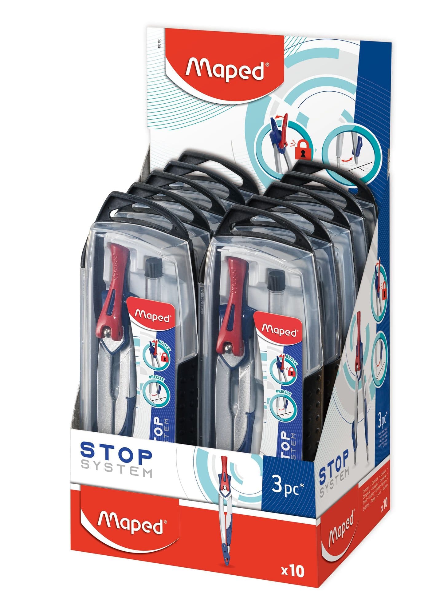 Passer Maped Stop System blauw 3-delig