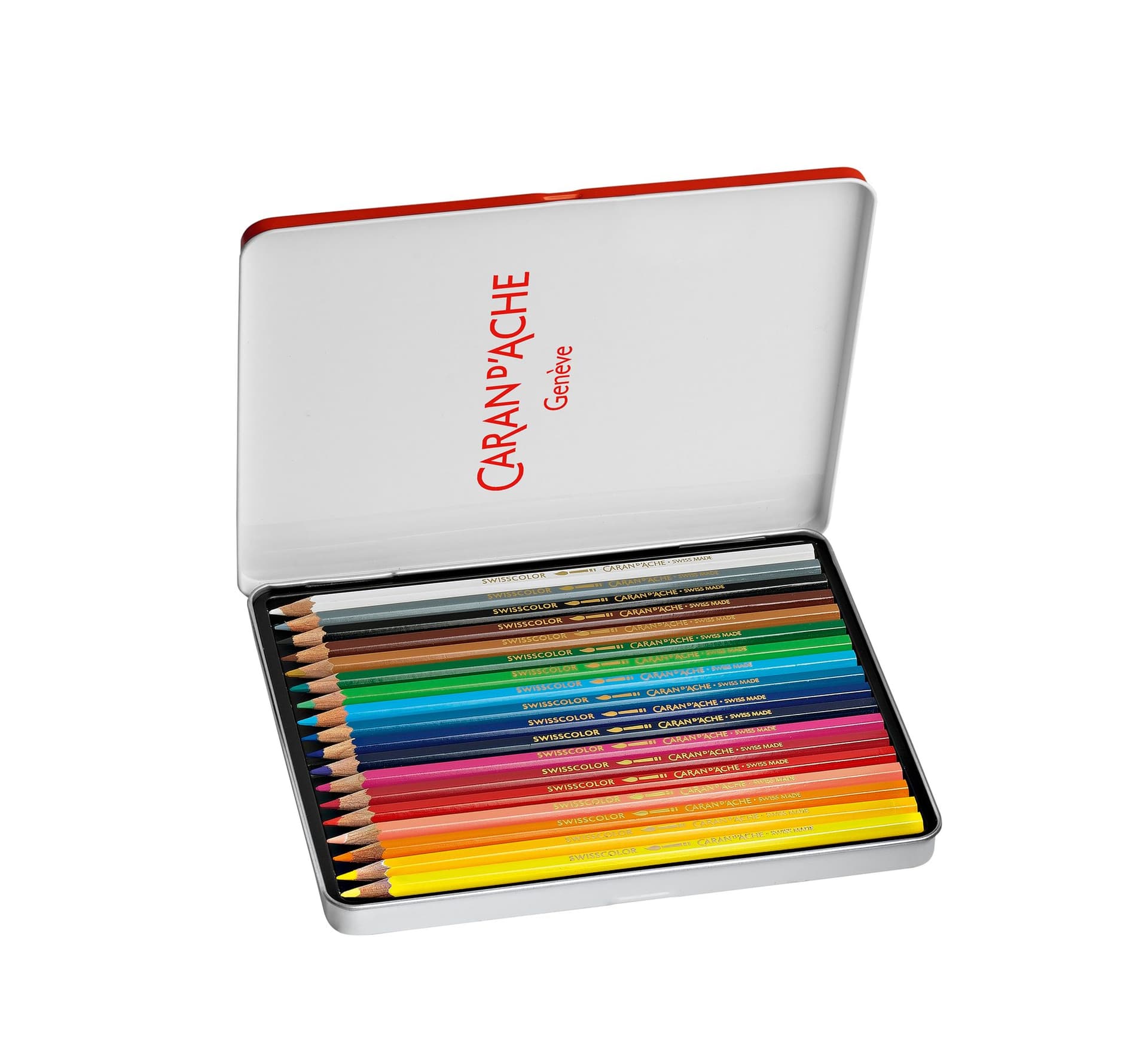 Kleurpotloden Caran d'Ache Swisscolor aquarel 18 stuks assorti 3