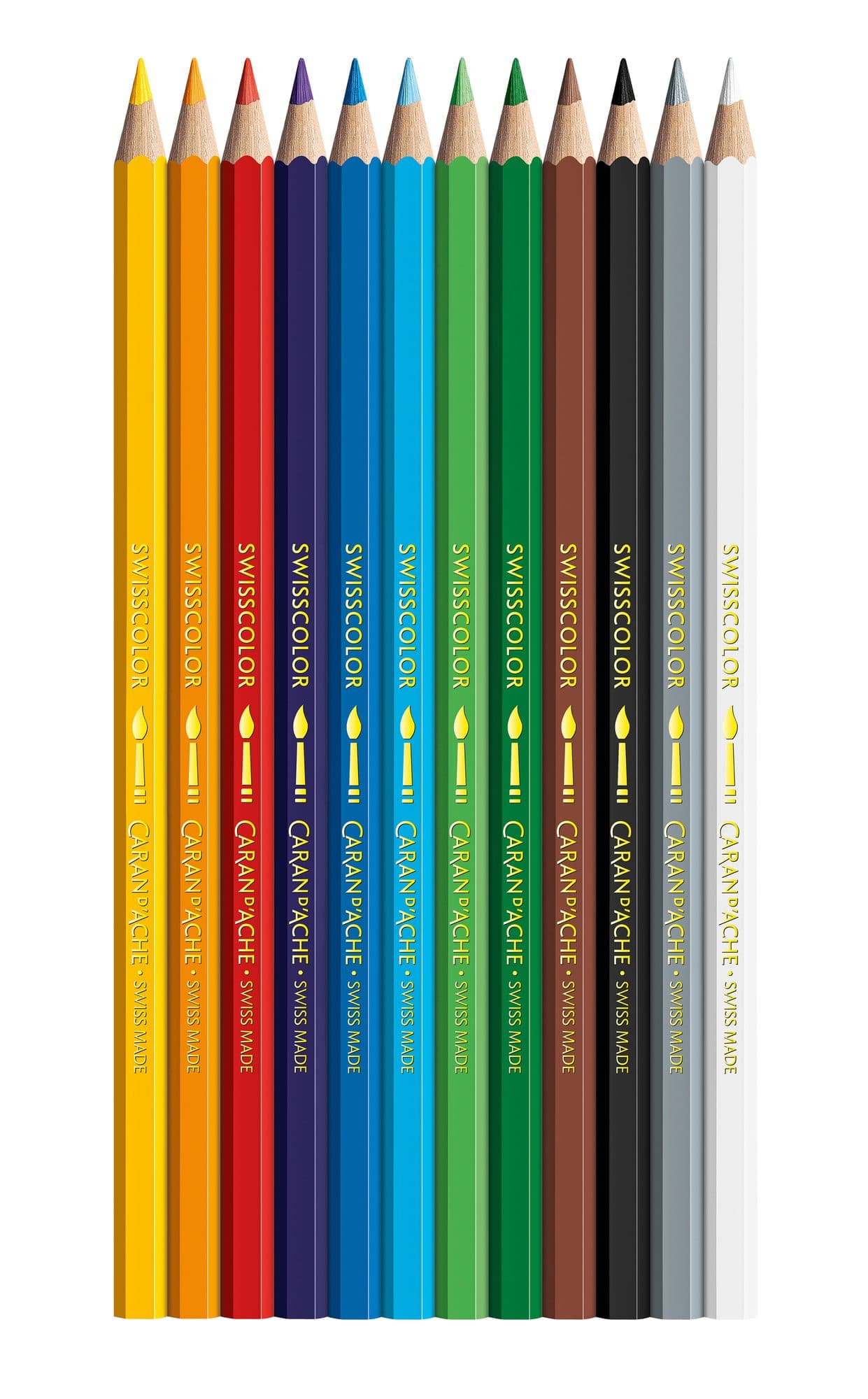 Kleurpotloden Caran D'ache aquarel doos à 12 stuks 2