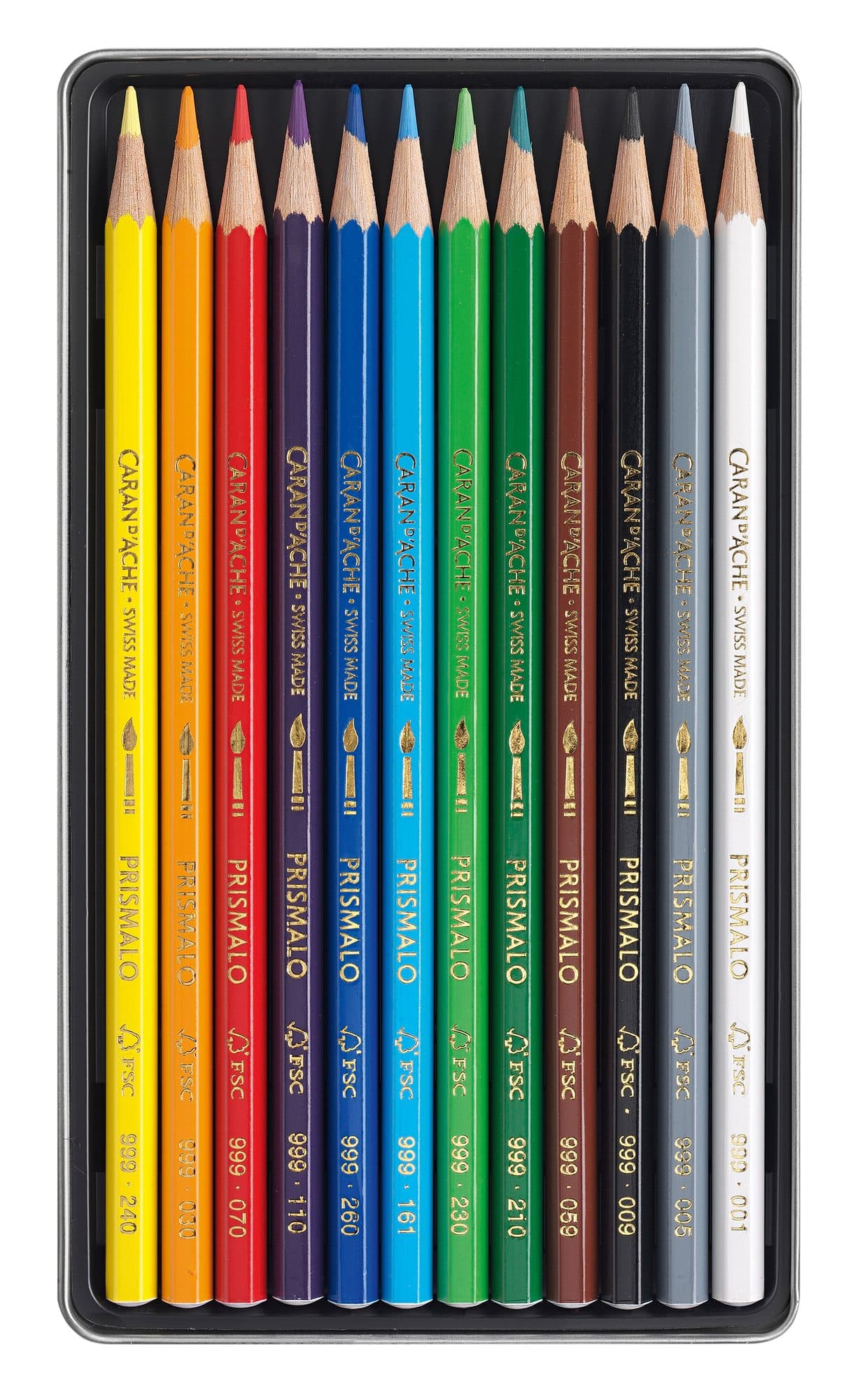 Kleurpotloden Caran d'Ache Prismalo 12 stuks assorti 2