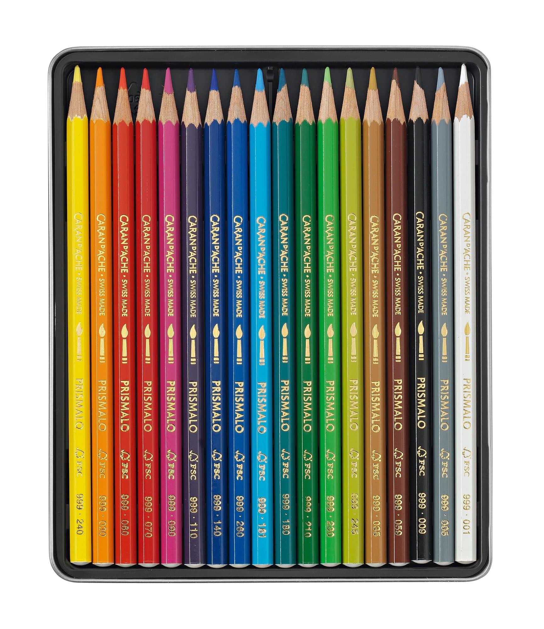 Kleurpotloden Caran d'Ache Prismalo 18 stuks assorti 2