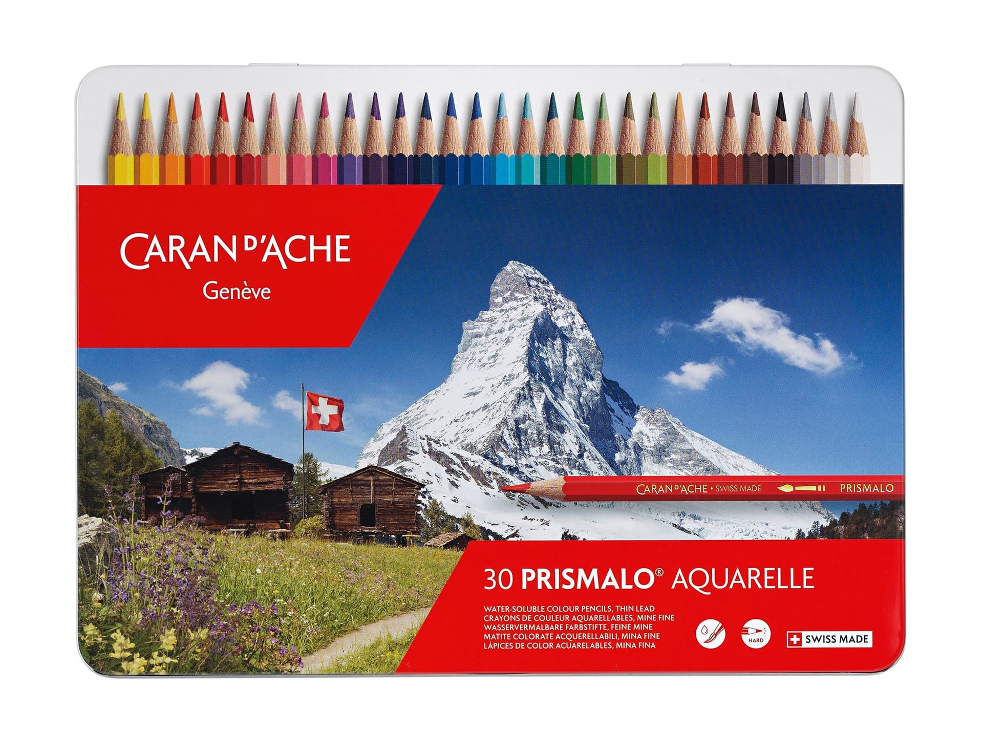 Kleurpotloden Caran d'Ache Prismalo 30 stuks assorti