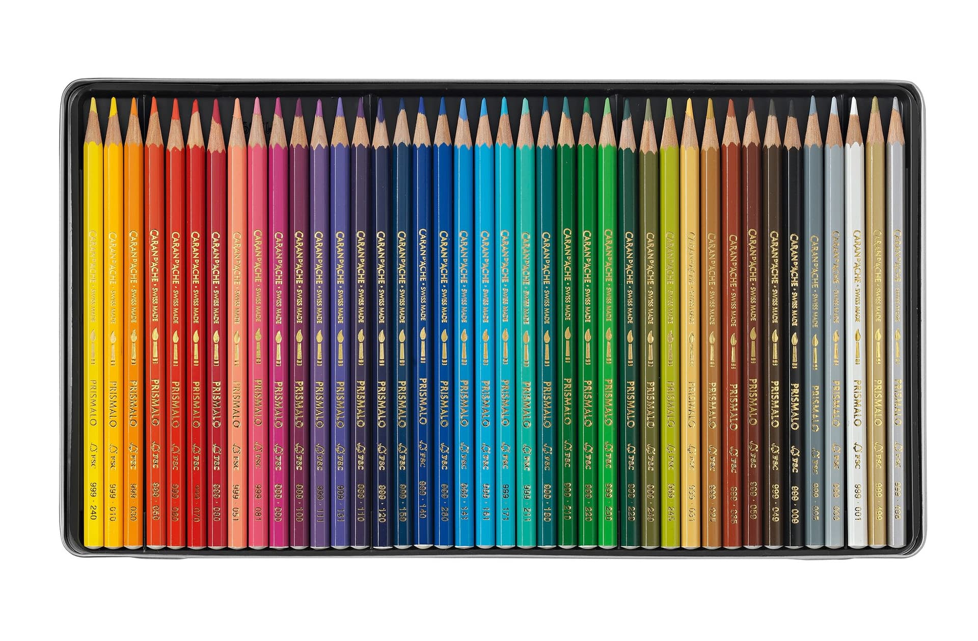 Kleurpotloden Caran d'Ache Prismalo 40 stuks assorti 2