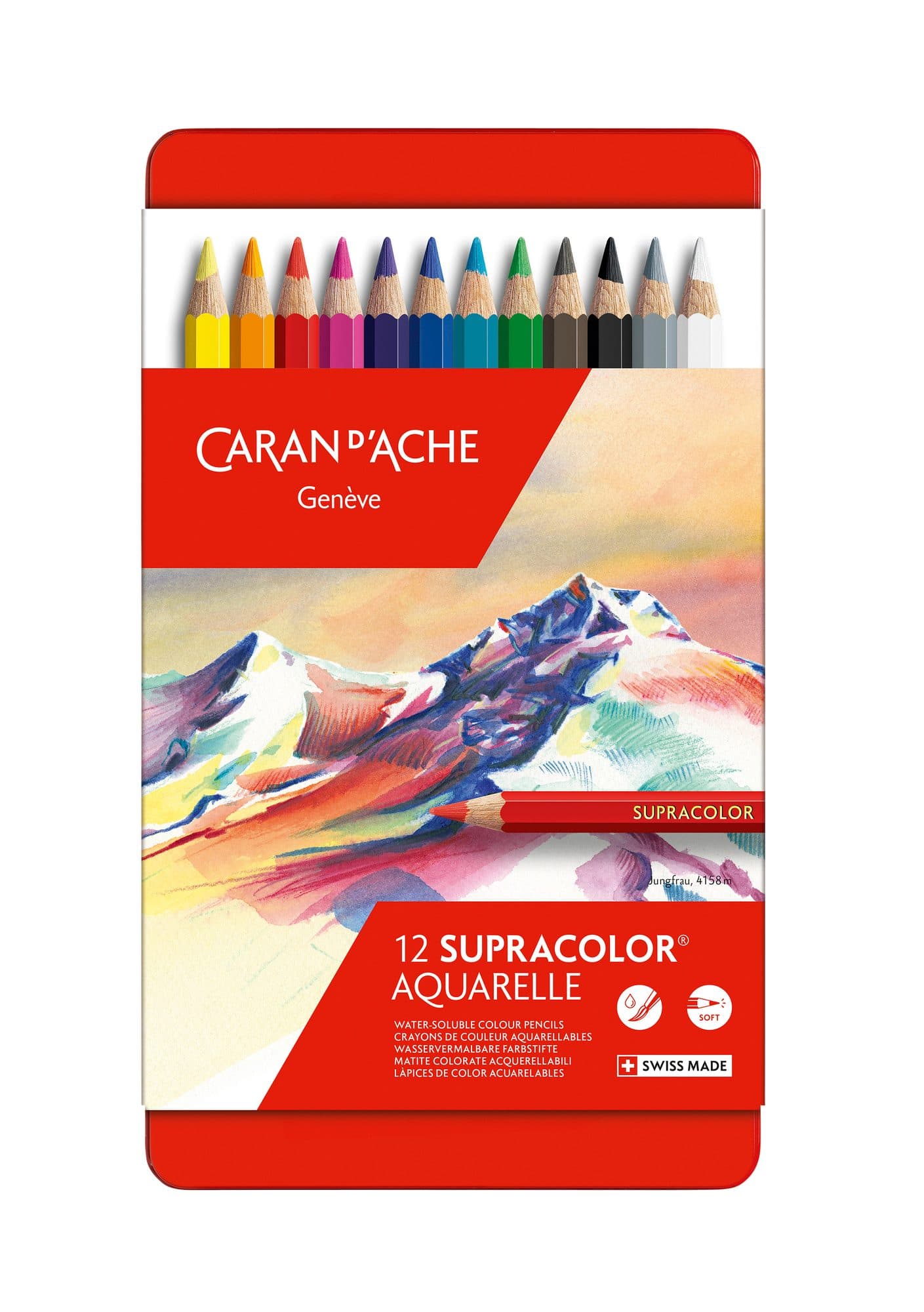Kleurpotloden Caran d'Ache Supracolor 12 stuks assorti