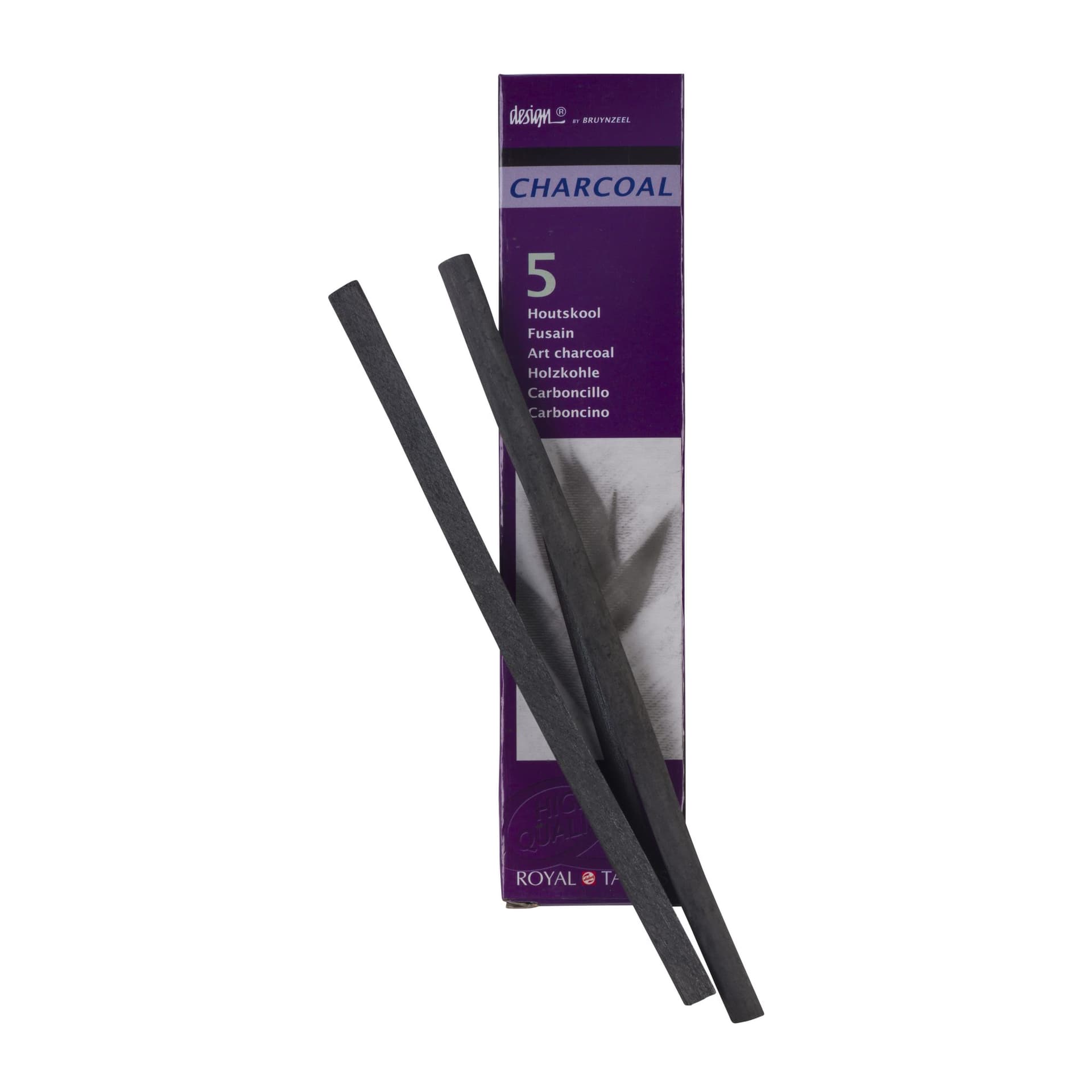 Houtskool Bruynzeel Design set à 5 stuks 3