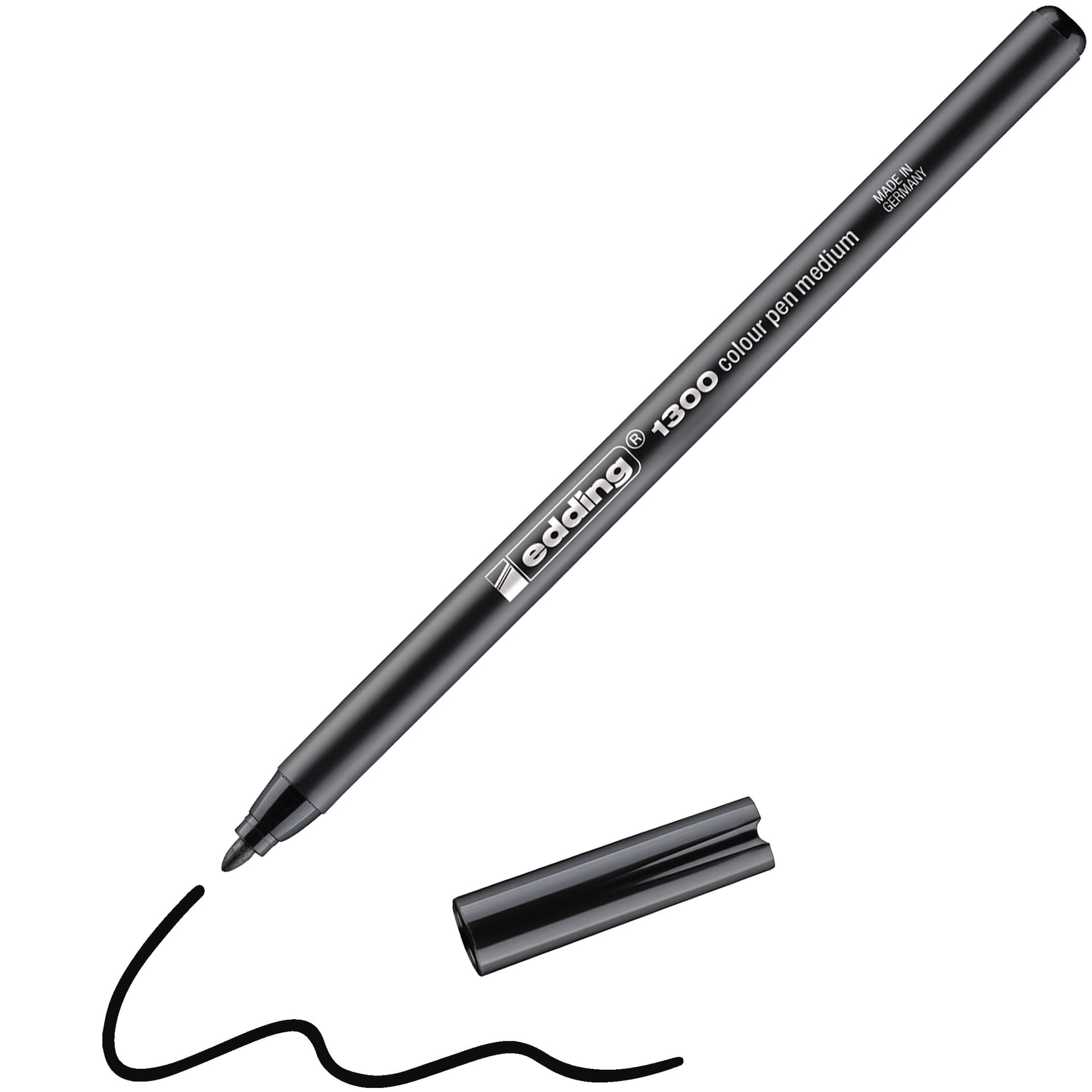 Fineliner edding 1300 medium zwart 3