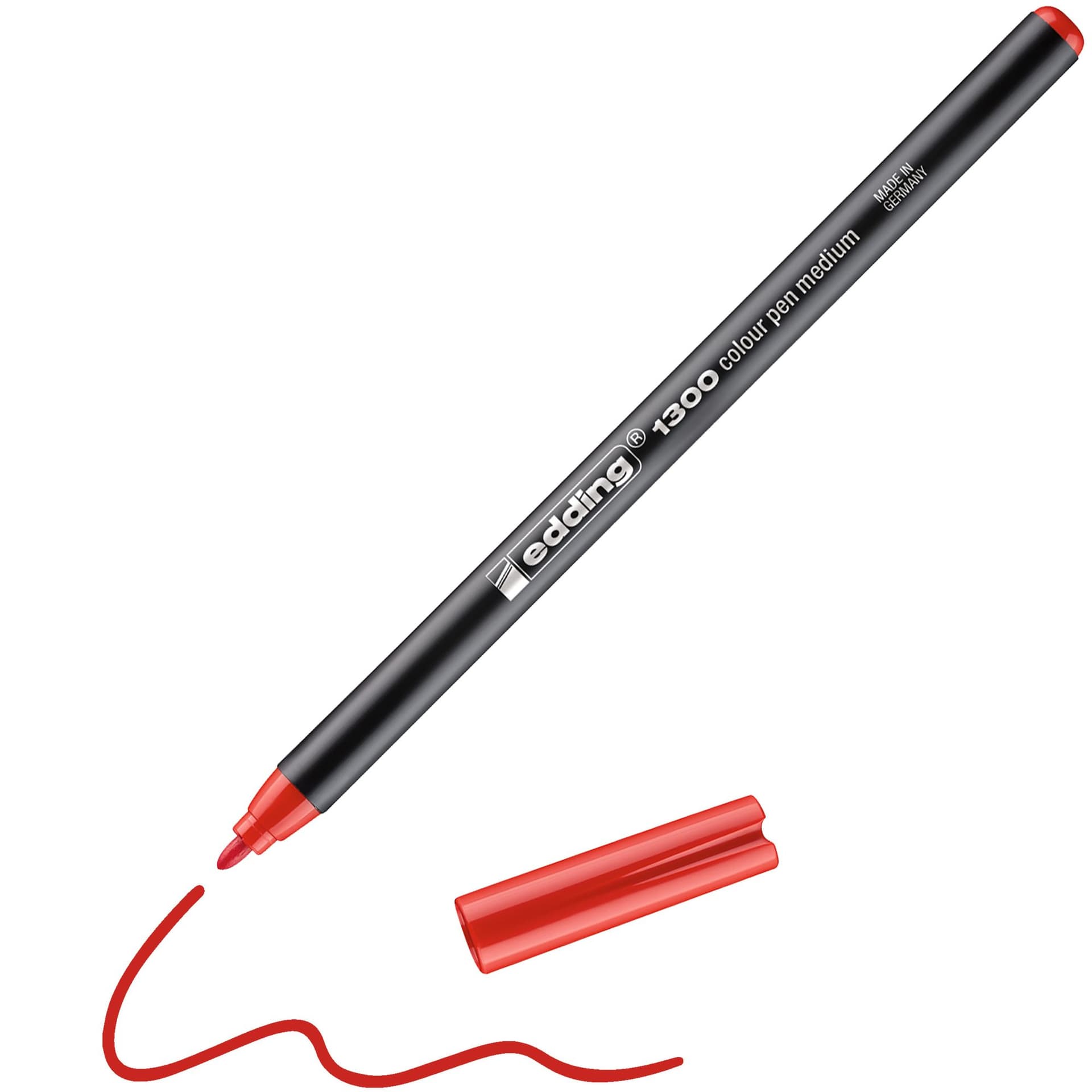 Fineliner edding 1300 medium rood 3