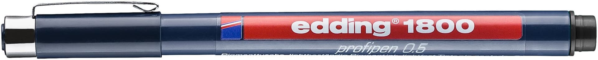 Fineliner edding 1800 0.5mm zwart 2