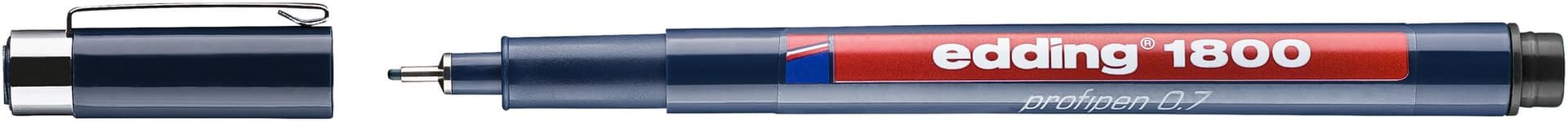 Fineliner edding 1800 0.7mm zwart