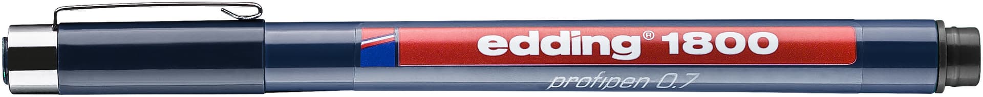 Fineliner edding 1800 0.7mm zwart 2