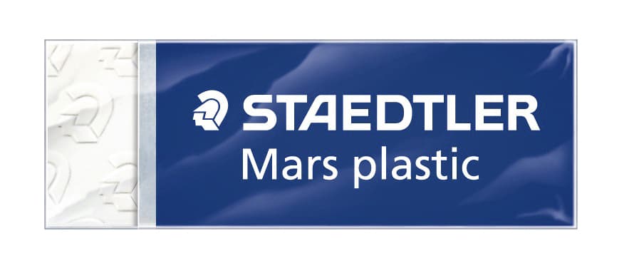 Gum Staedtler Mars 52650 65x23x10mm potlood wit 2