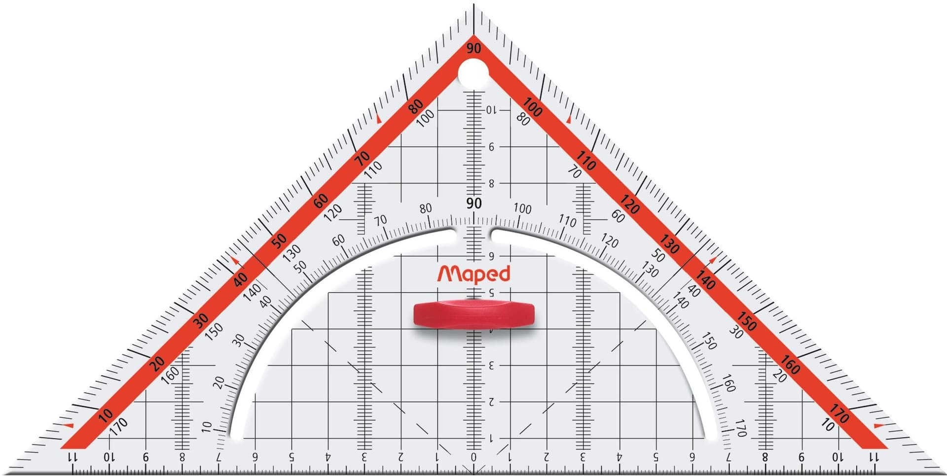 Geodriehoek Maped Technic 26cm 2