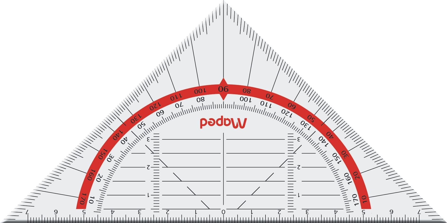 Geodriehoek Maped GeoFlex 16cm 2