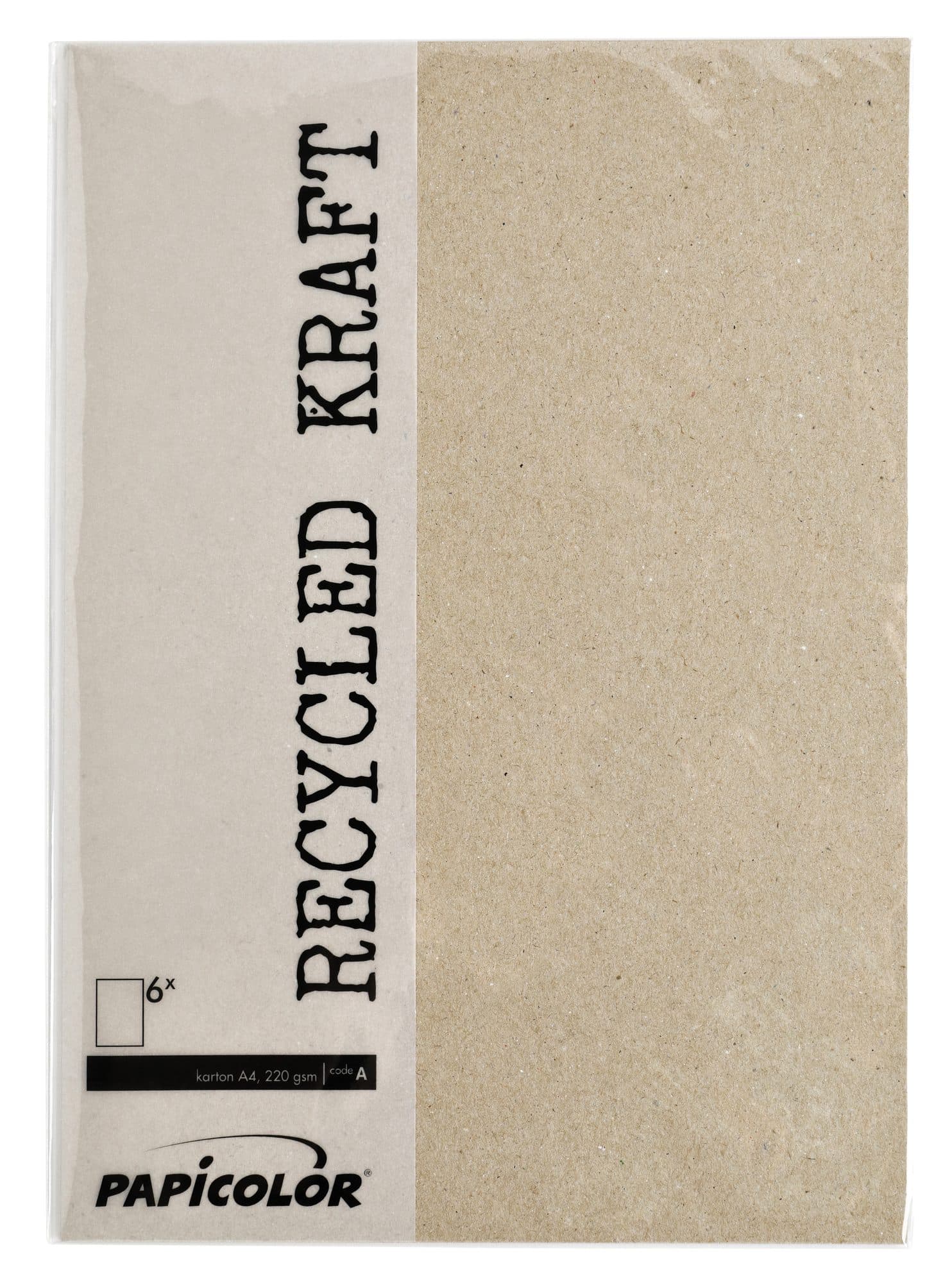 Kopieerpapier Papicolor A4 220gr 6 vel kraft grijs 2