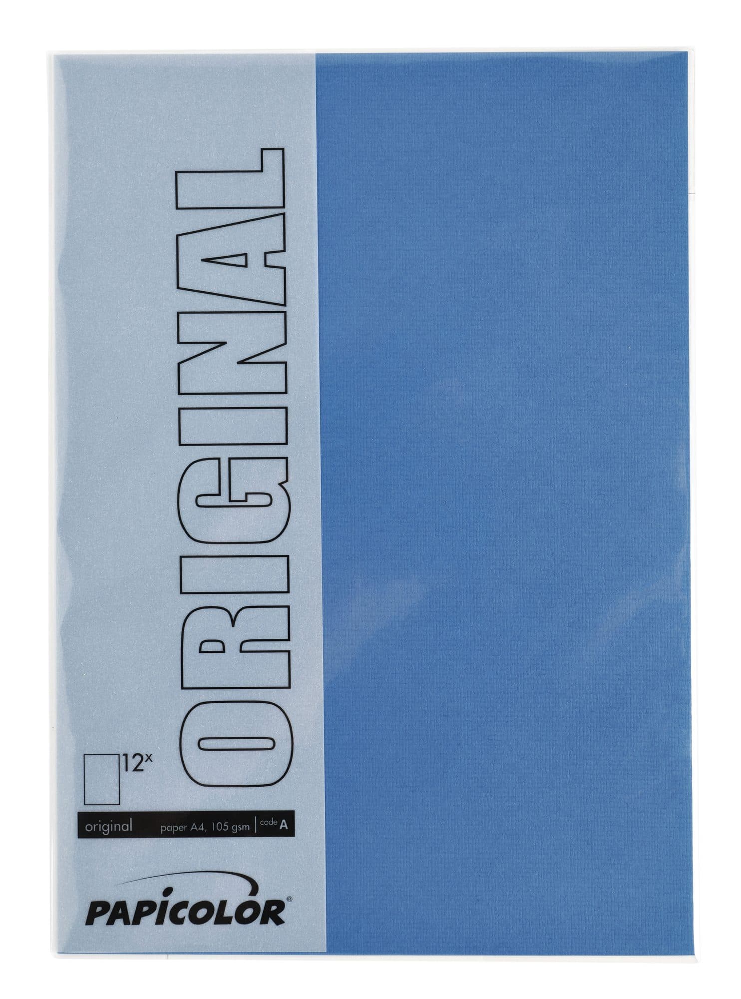 Kopieerpapier Papicolor A4 200gr 6 vel royal blue 2