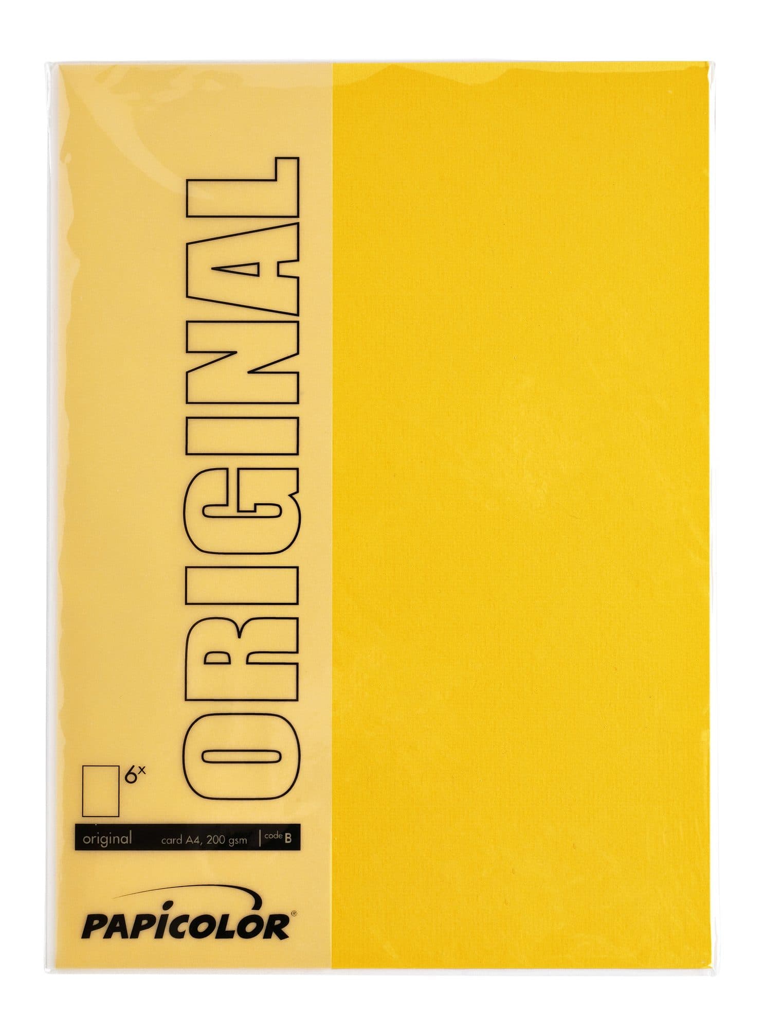 Kopieerpapier Papicolor A4 100gr 12 vel dottergeel 2