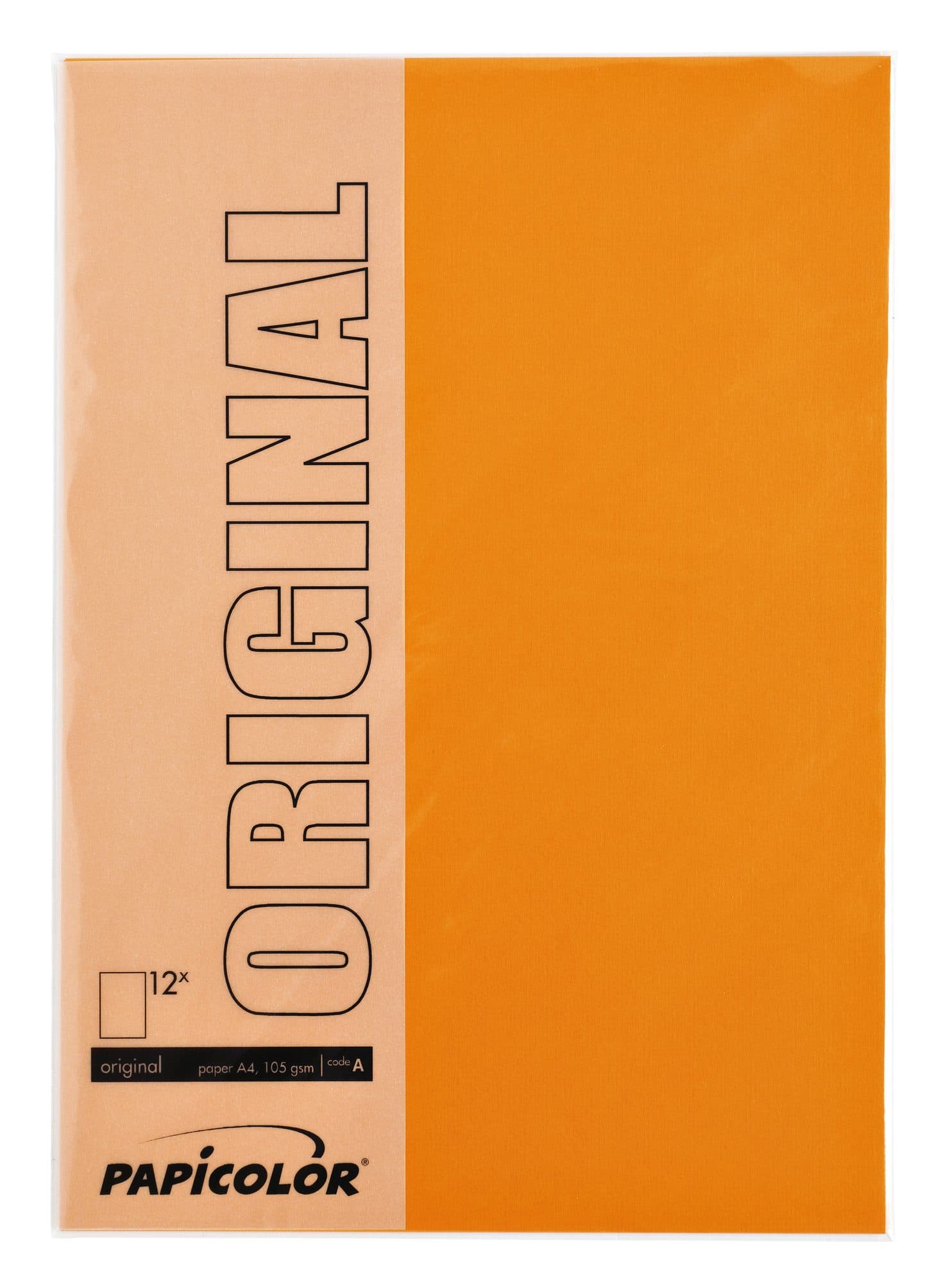 Kopieerpapier Papicolor A4 100gr 12 vel oranje 2