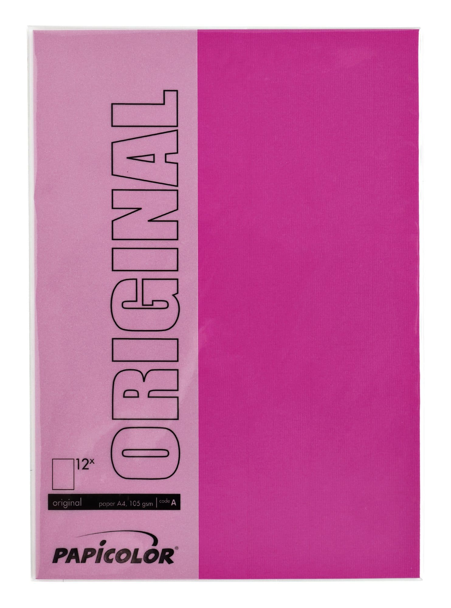 Kopieerpapier Papicolor A4 100gr 12 vel felroze 2