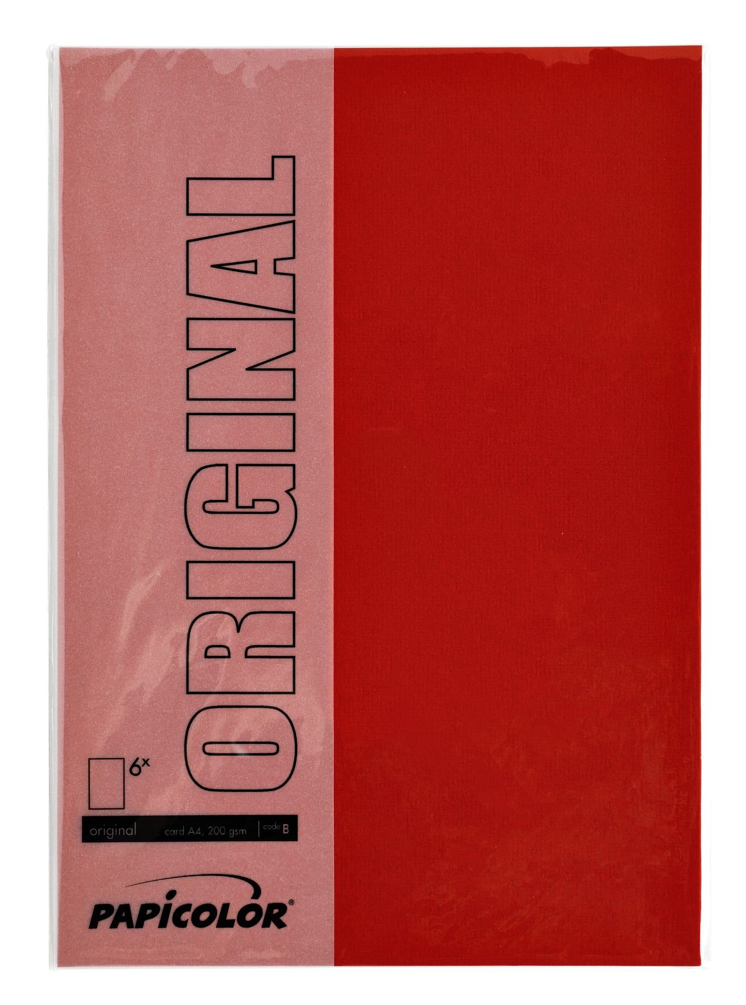 Kopieerpapier Papicolor A4 100gr 12 vel rood 2