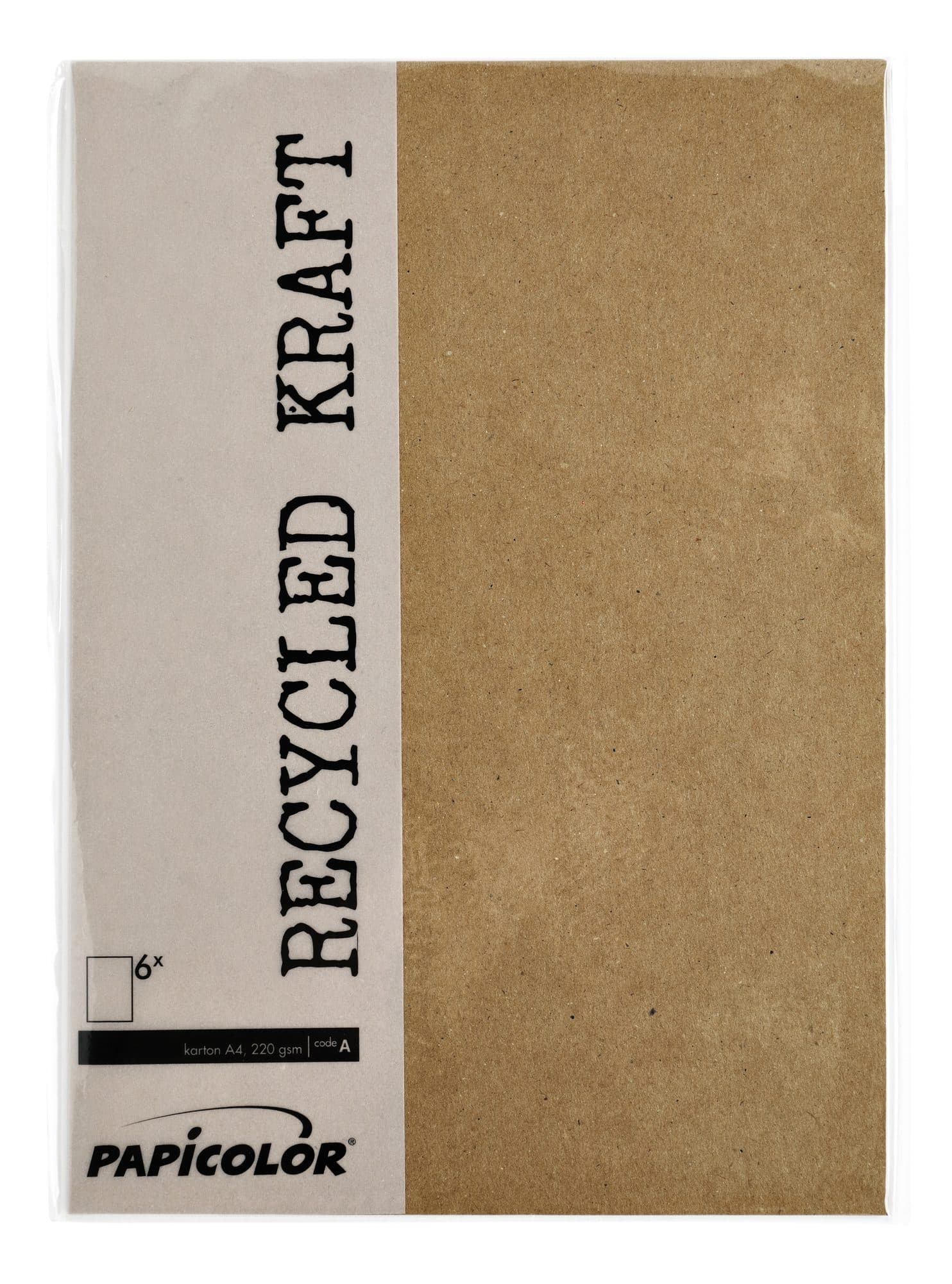 Kopieerpapier Papicolor A4 100gr 12 vel kraft bruin 2