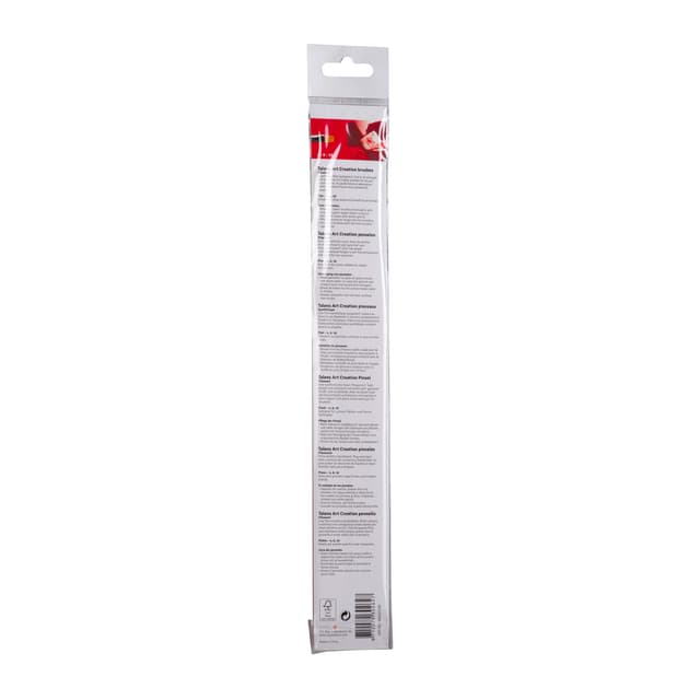 Penseel Talens Art Creation filament plat assorti set à 3 stuks 2