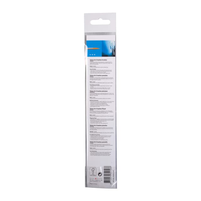 Penseel Talens Art Creation filament rond assorti set à 3 stuks 2