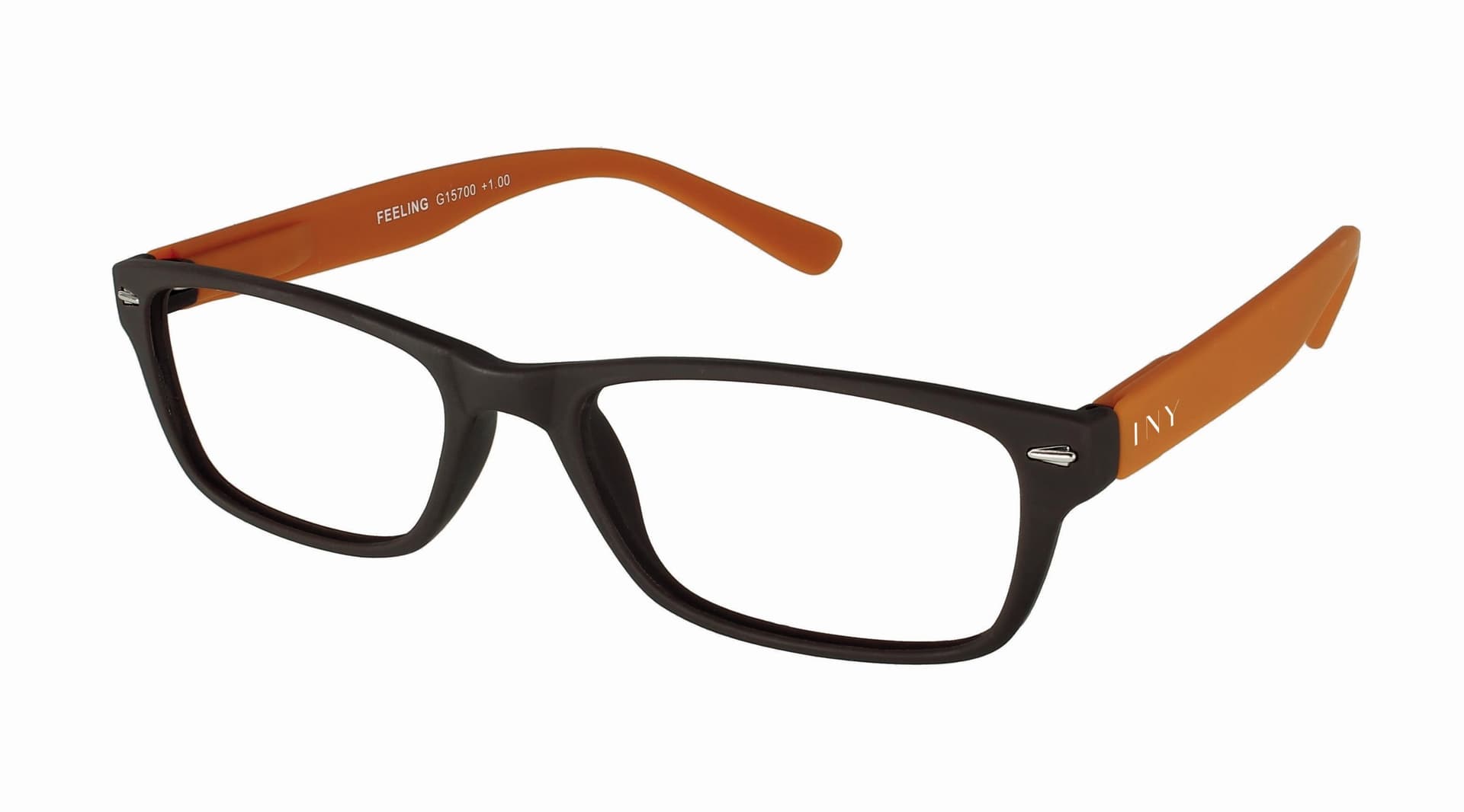 Leesbril I Need You +2.00 dpt Feeling bruin-oranje 2