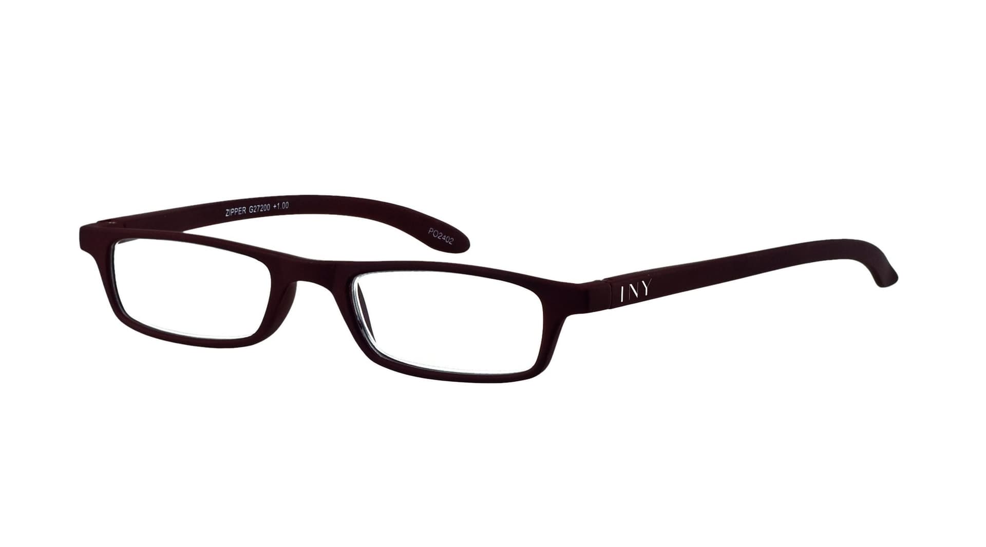 Leesbril I Need You +1.00 dpt Zipper bruin 2