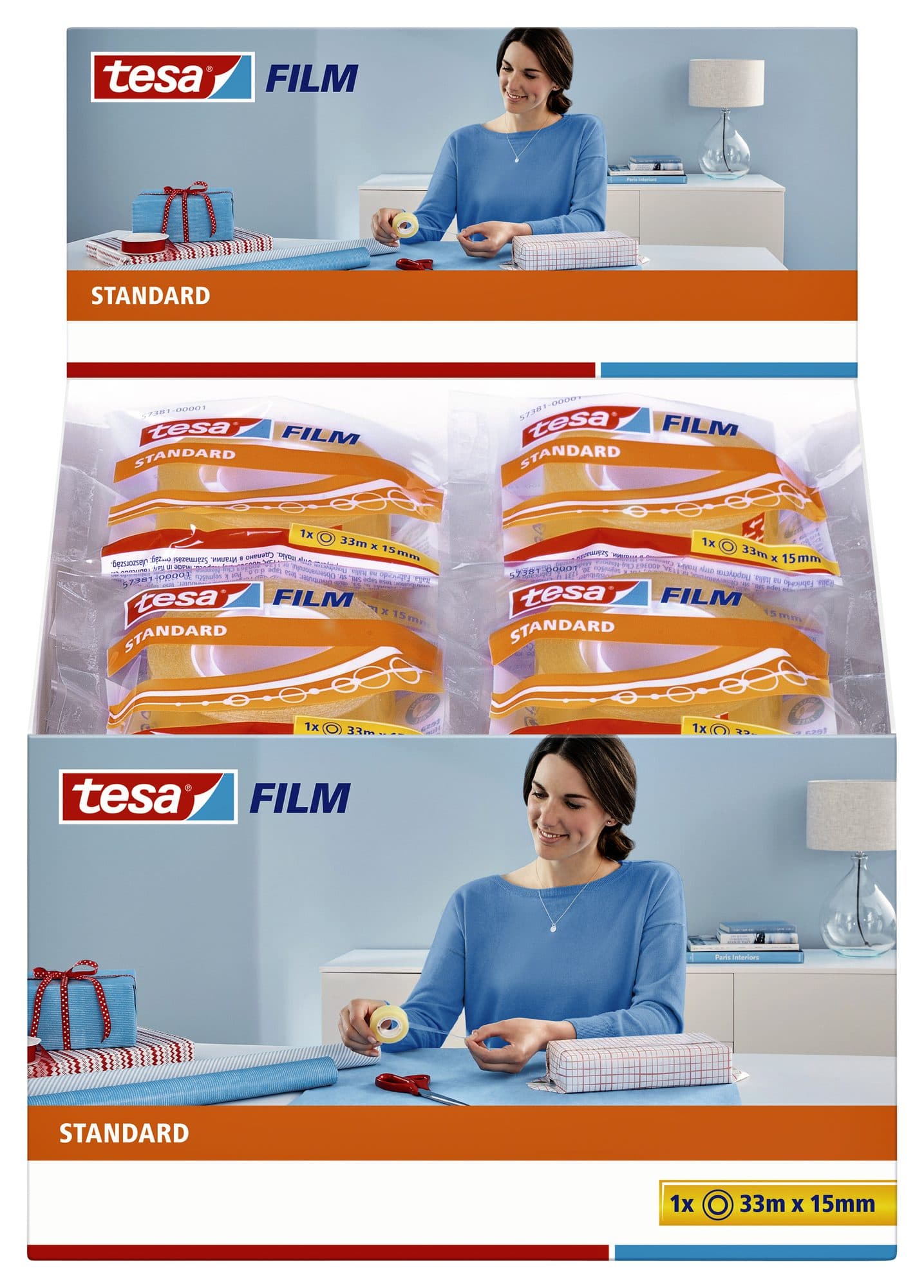 Plakband tesafilm® Standaard 33mx15mm transparant 3