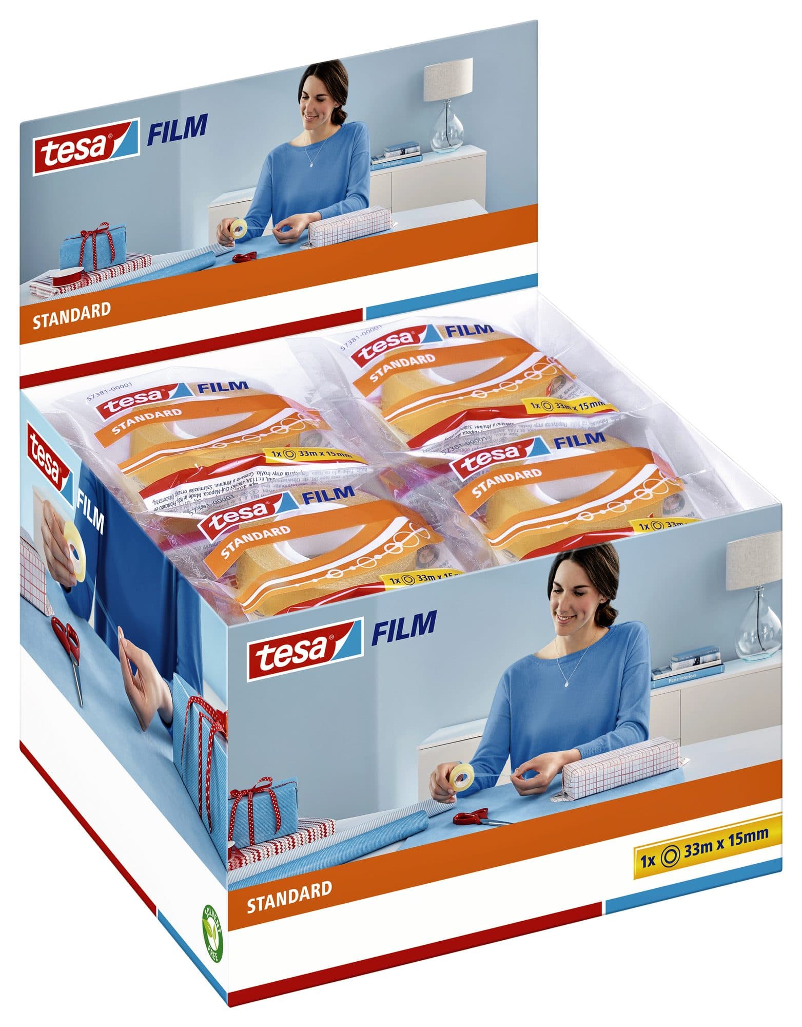 Plakband tesafilm® Standaard 33mx15mm transparant 4