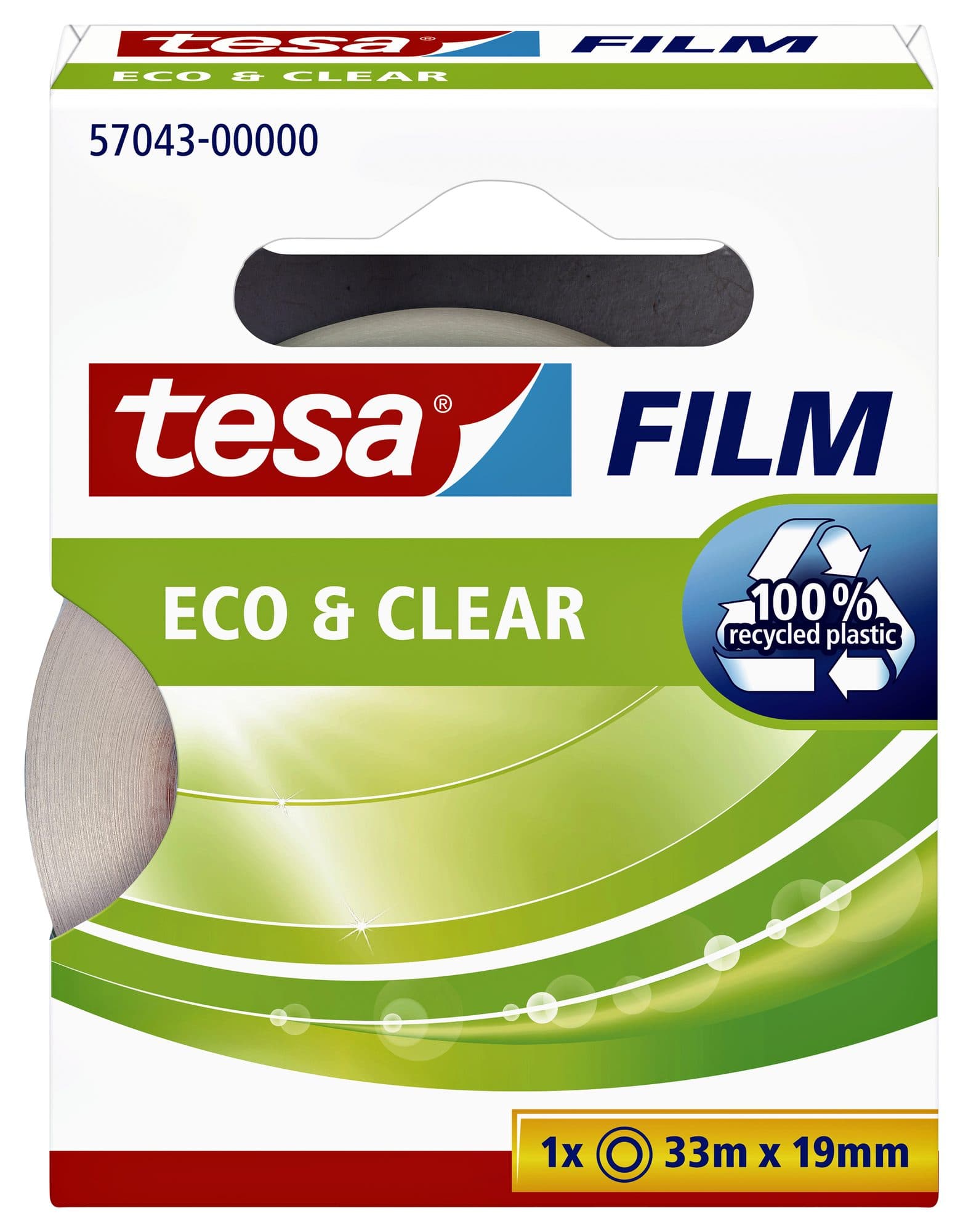 Plakband tesafilm® Eco & Clear 33mx19mm transparant 2