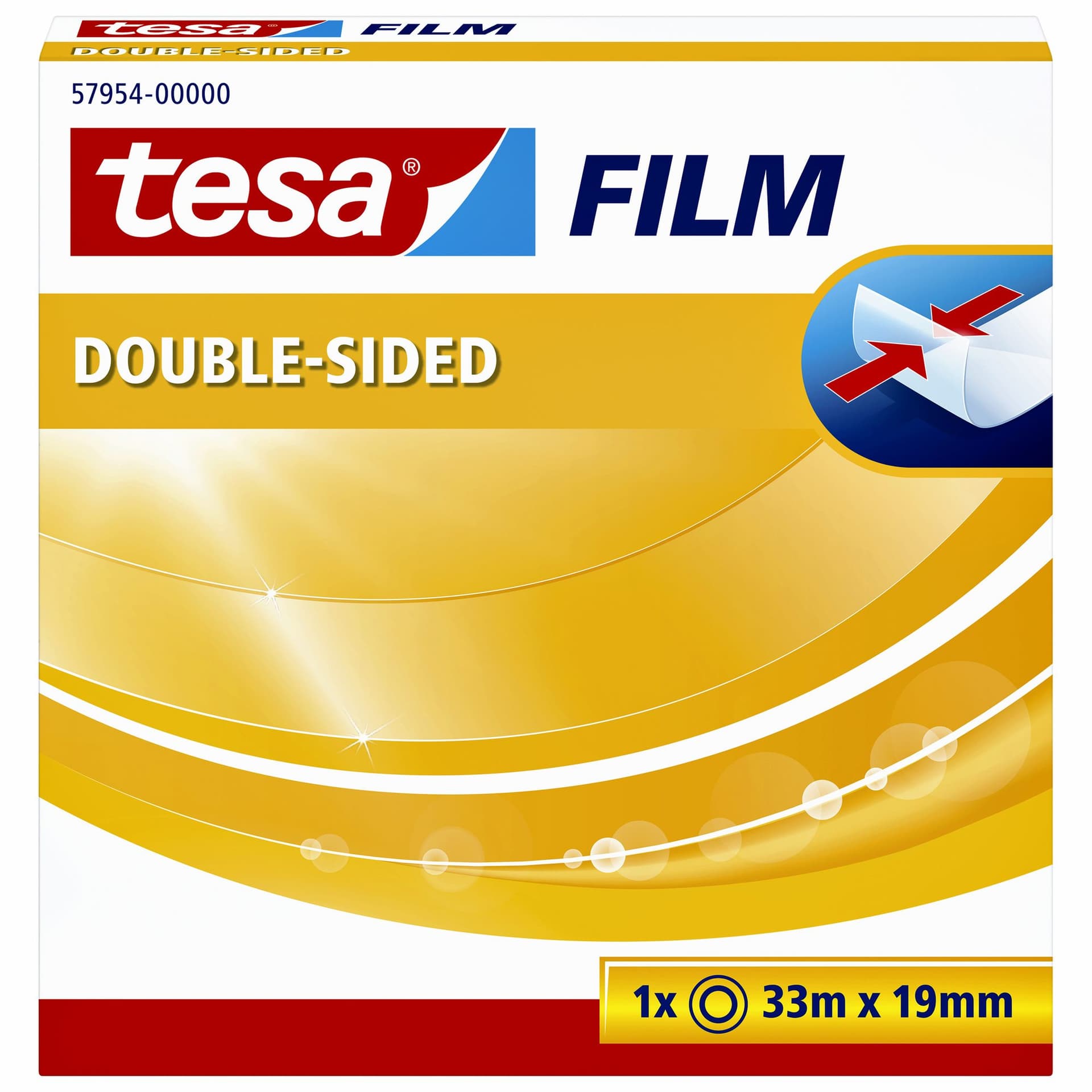 Dubbelzijdig plakband tesafilm® 33mx19mm transparant 2