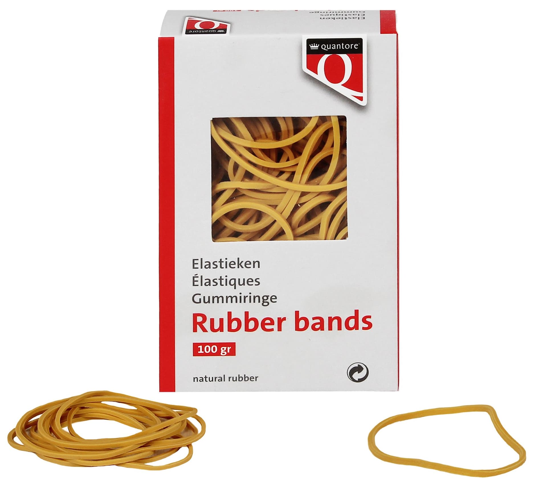Elastiek Quantore 22 100x1,5x1mm 100gram