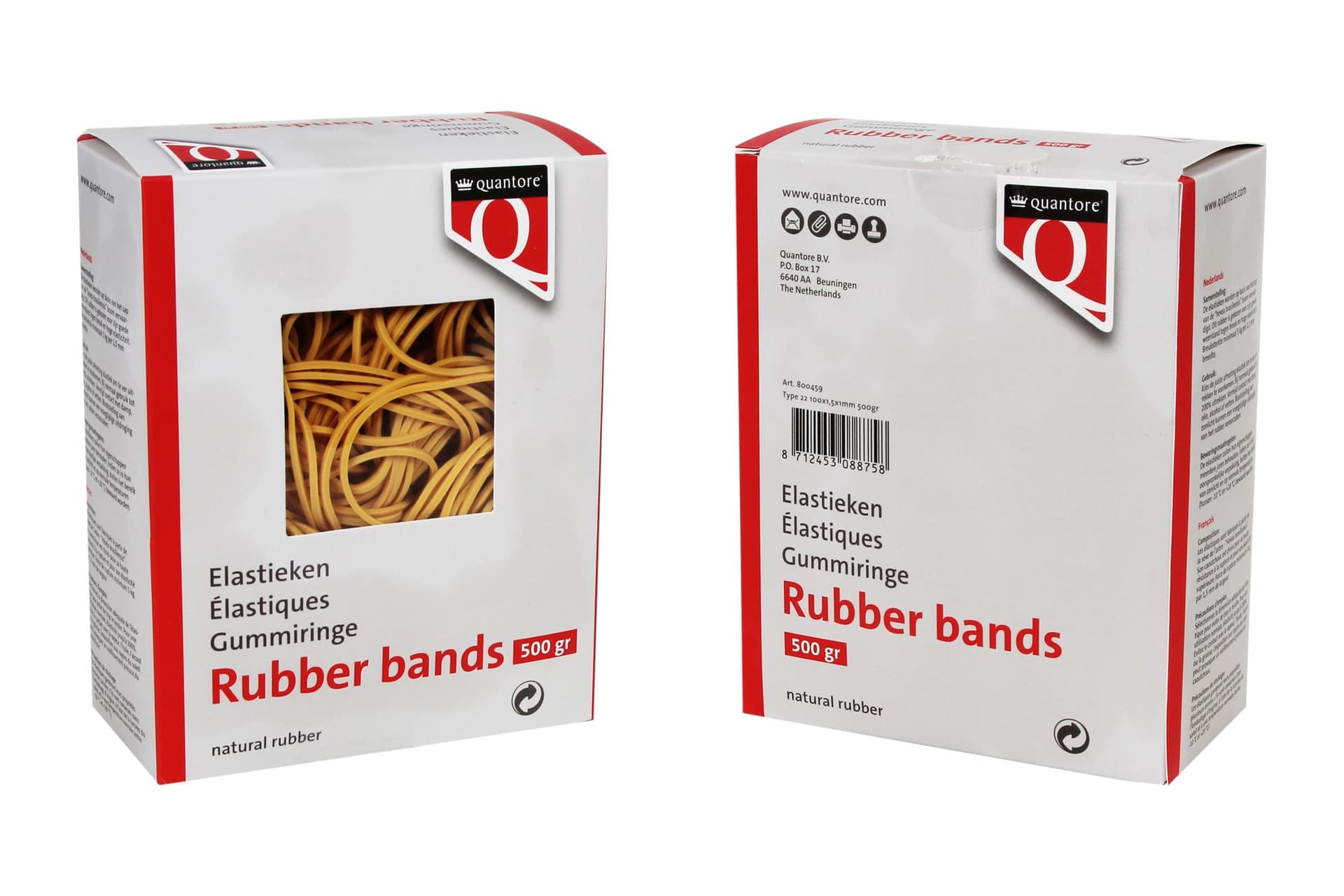 Elastiek Quantore 22 100x1,5x1mm 500gram 2