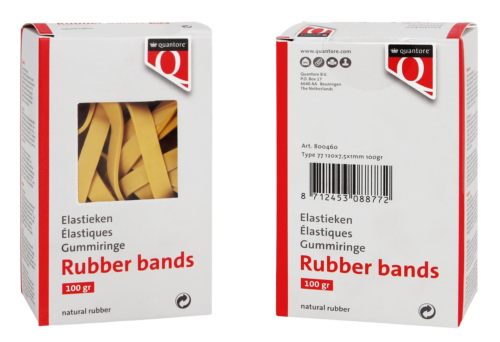 Elastiek Quantore 77 120x7.5x1mm 100gram 2