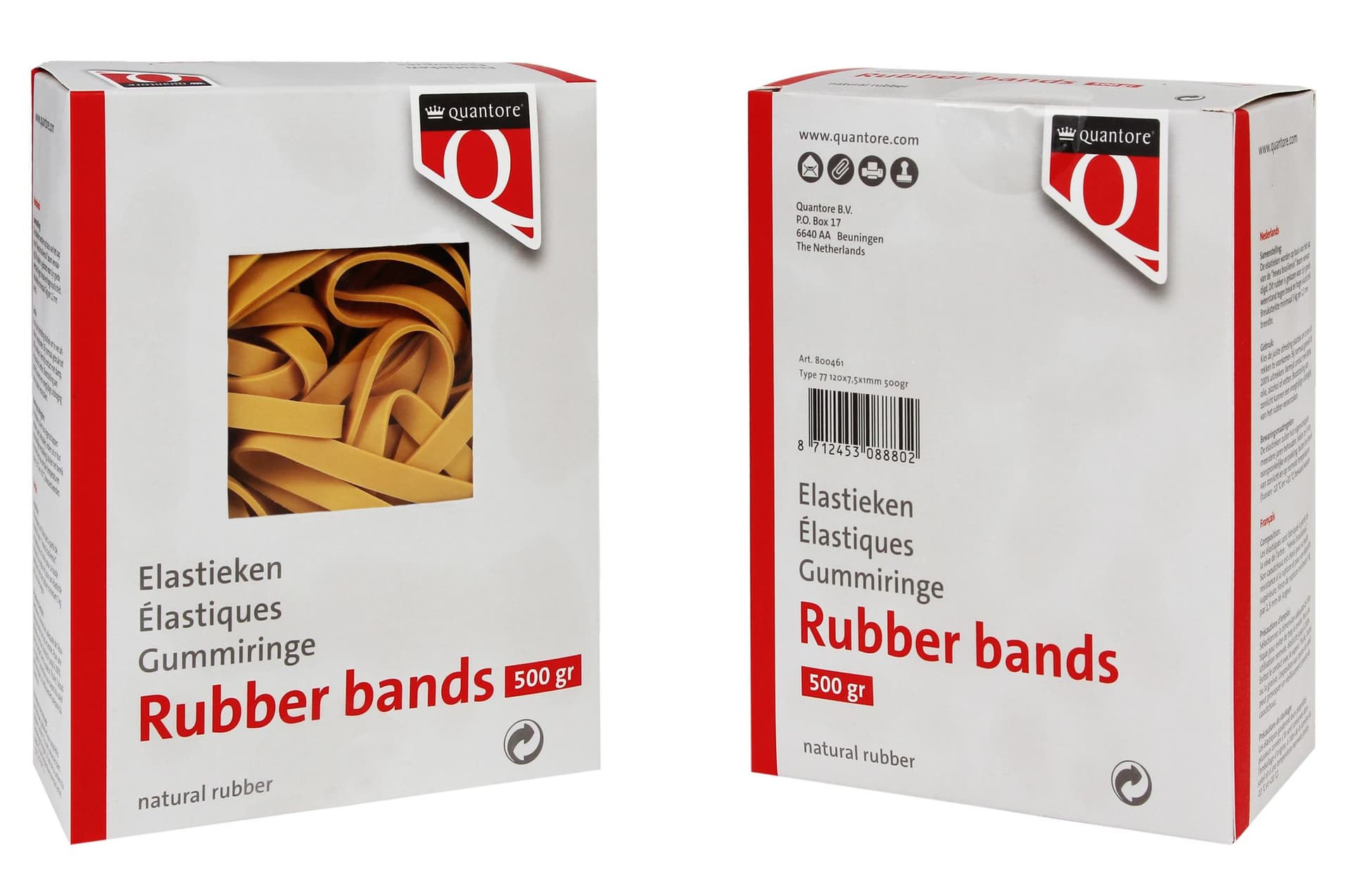 Elastiek Quantore 77 120x7.5x1mm 500gram 2