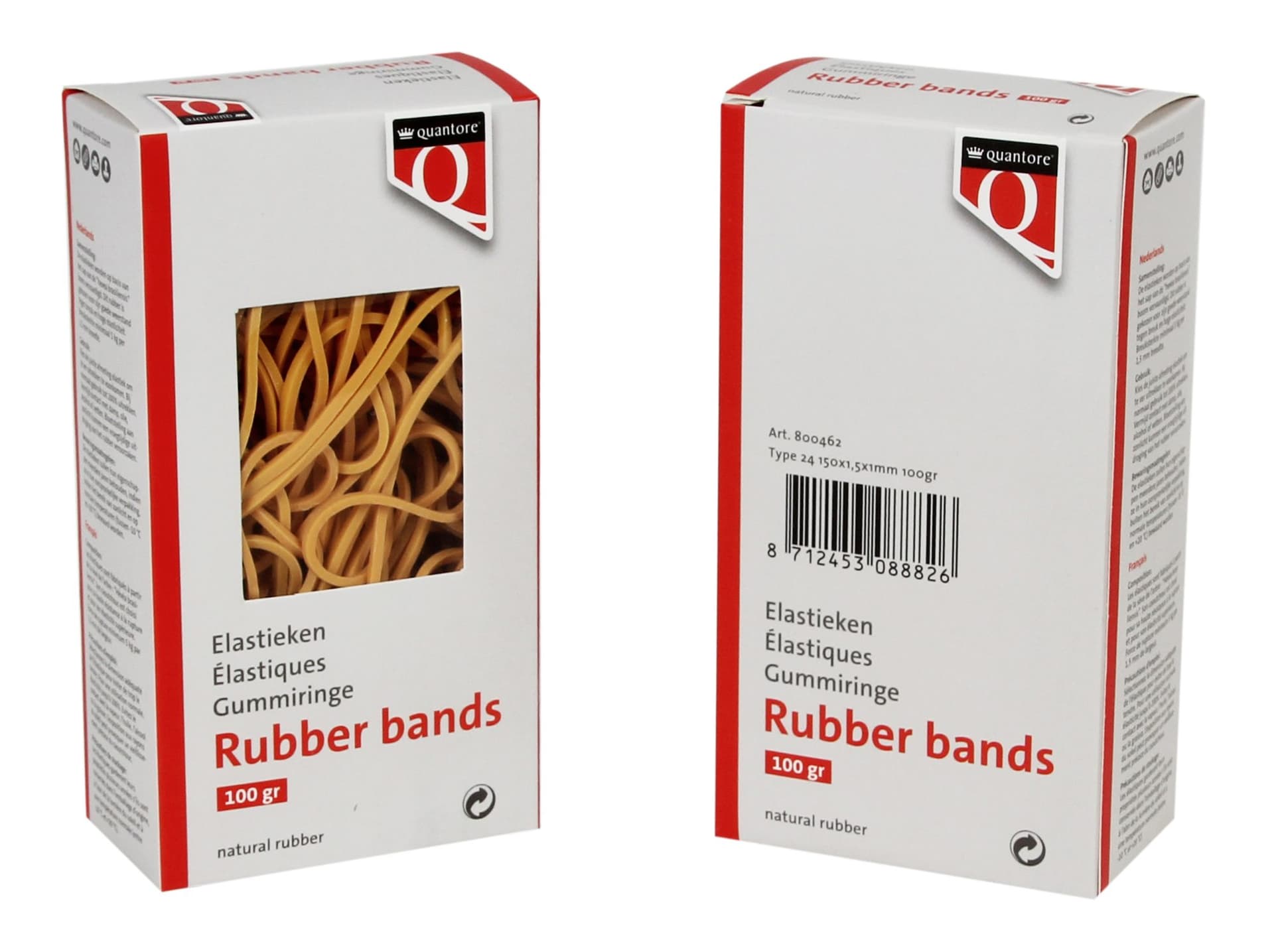 Elastiek Quantore 24 150x1,5x1mm 100gram 2