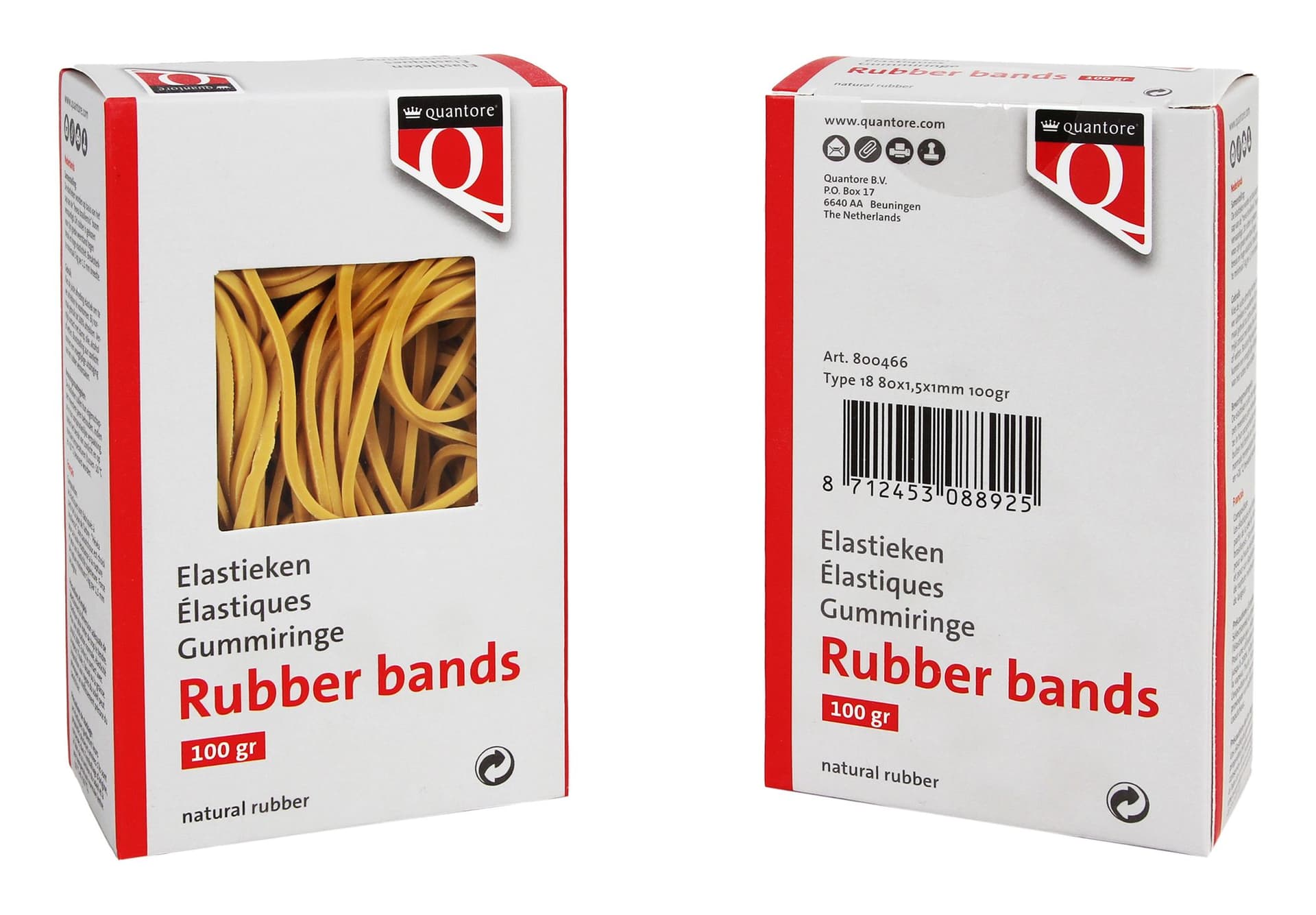 Elastiek Quantore 18 80x1,5x1mm 100gram 2