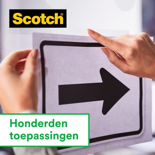 Plakbandhouder Scotch C31 hond + 1rol 19mmx7.5m 2