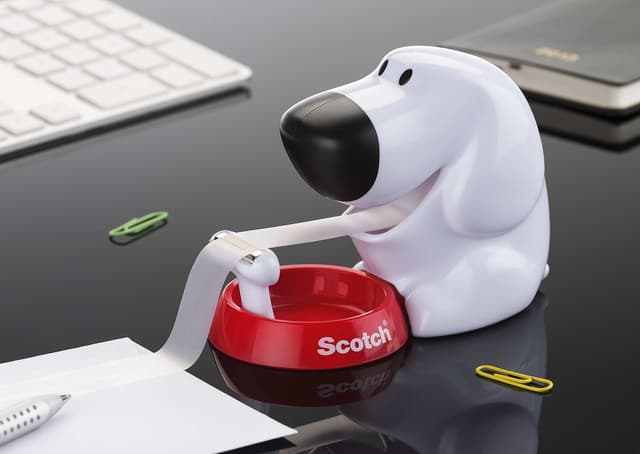 Plakbandhouder Scotch C31 hond + 1rol 19mmx7.5m 6