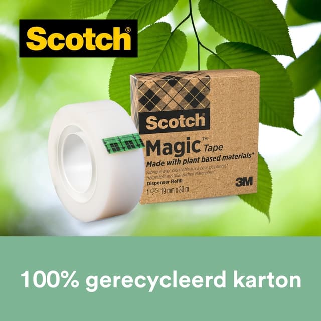 Plakband Scotch Magic 900 19mmx30m onzichtbaar mat 4