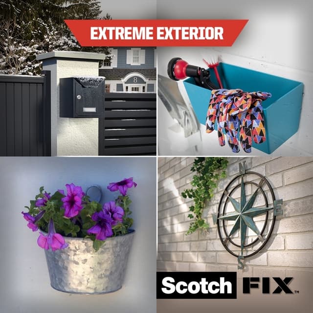 Plakband Scotch Extreme Exterior 19mm x 1,5m dubbelzijdig 6