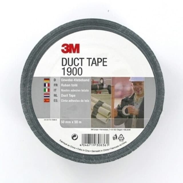 Duct tape 3M Economy 1900 50mmx50m zwart