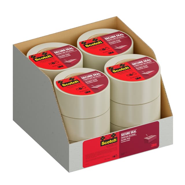 Verpakkingstape Scotch Secure Seal 50mmx50m transparant 2